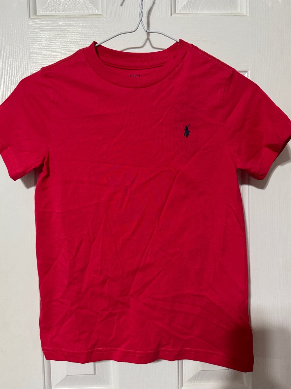 Polo by Ralph Lauren Kids Bright Red Tee with Navy Pony